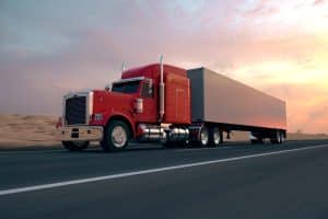 Commercial driver licenses- Fairfax DUI lawyer on their extra risks- Photo of 18 wheeler