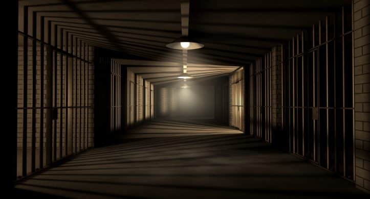 Conflicting testimony in Virginia criminal trials- Image of jail hallway