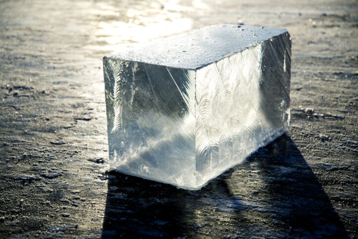 Crimmigration warning- Fairfax criminal lawyer on ICE trolling- Image of Ice block