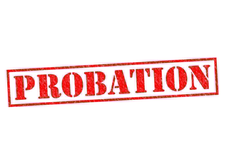 Denying Virginia probation violation charges carries risks- Image of word probation