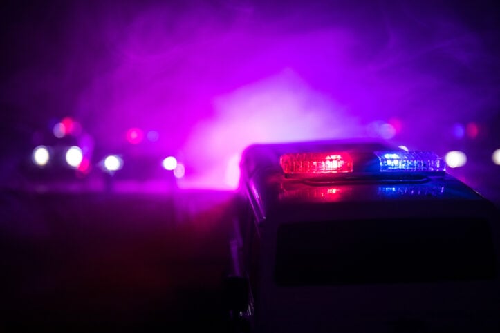 Eluding police addressed by Fairfax criminal lawyer- Image of police chase