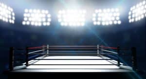Enter the Virginia criminal courtroom swinging- Image of boxing ring