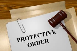 Protective order defense addressed by Fairfax criminal defense lawyer- Image of protective order