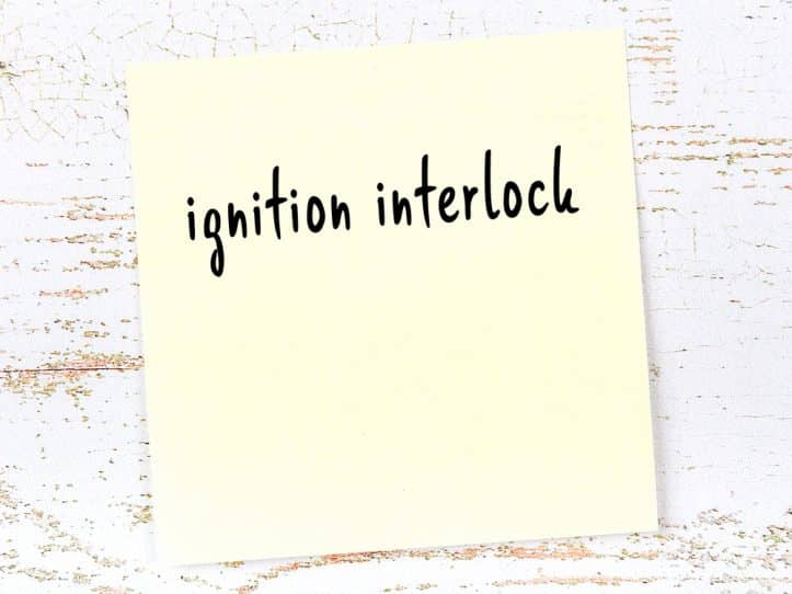 Virginia DUI defendants- Image of ignition interlock phrase
