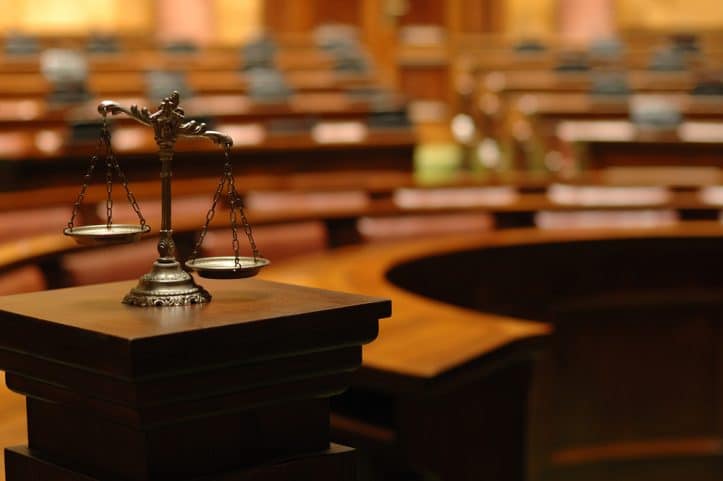 Fairfax criminal case defense- Image of courtroom