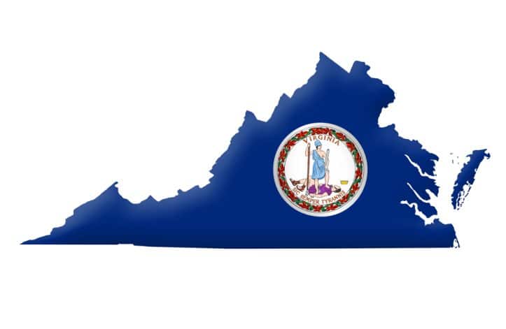 Finding your ideal Virginia criminal lawyer- Image of Virginia map