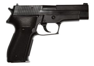 Frisking without reasonable suspicion, says Fairfax criminal defense lawyer speaks- handgun image