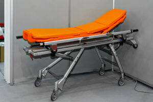 Hospitalized suspects- Warnings from Fairfax criminal lawyer- Photo of stretcher