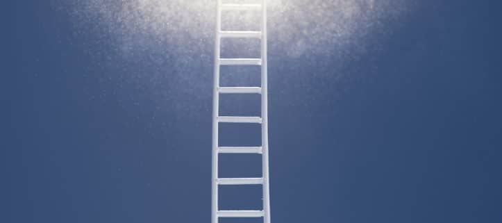 Human potential - Image of ladder to the sky