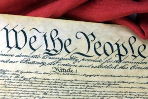 Hunch seizures are invalid says Fairfax criminal lawyer- Image of Constitution