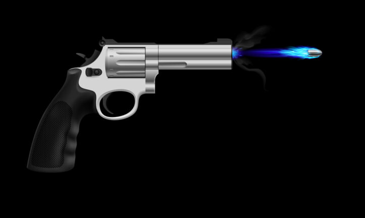 Imminent danger is needed for self defense says Fairfax criminal lawyer- Firing handgun image