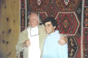 Fairfax criminal lawyer Jon Katz with Gerry Spence - Thunderhead Ranch, 1995