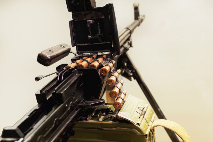 Machine guns are not from bump stocks says Fairfax criminal lawyer- Machine gun image