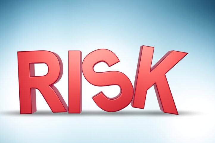 Overcovering risk for defense- Fairfax DUI lawyer comments- Image of the word risk