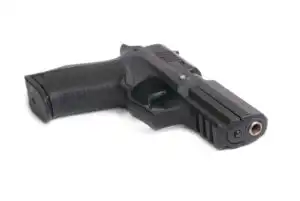Pointing a gun can get a Virginia assault conviction- Handgun photo