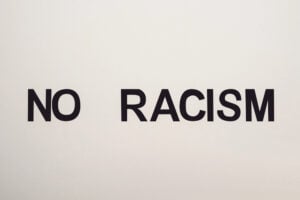 Recognizing racial issues in the criminal justice system- Image of phrase