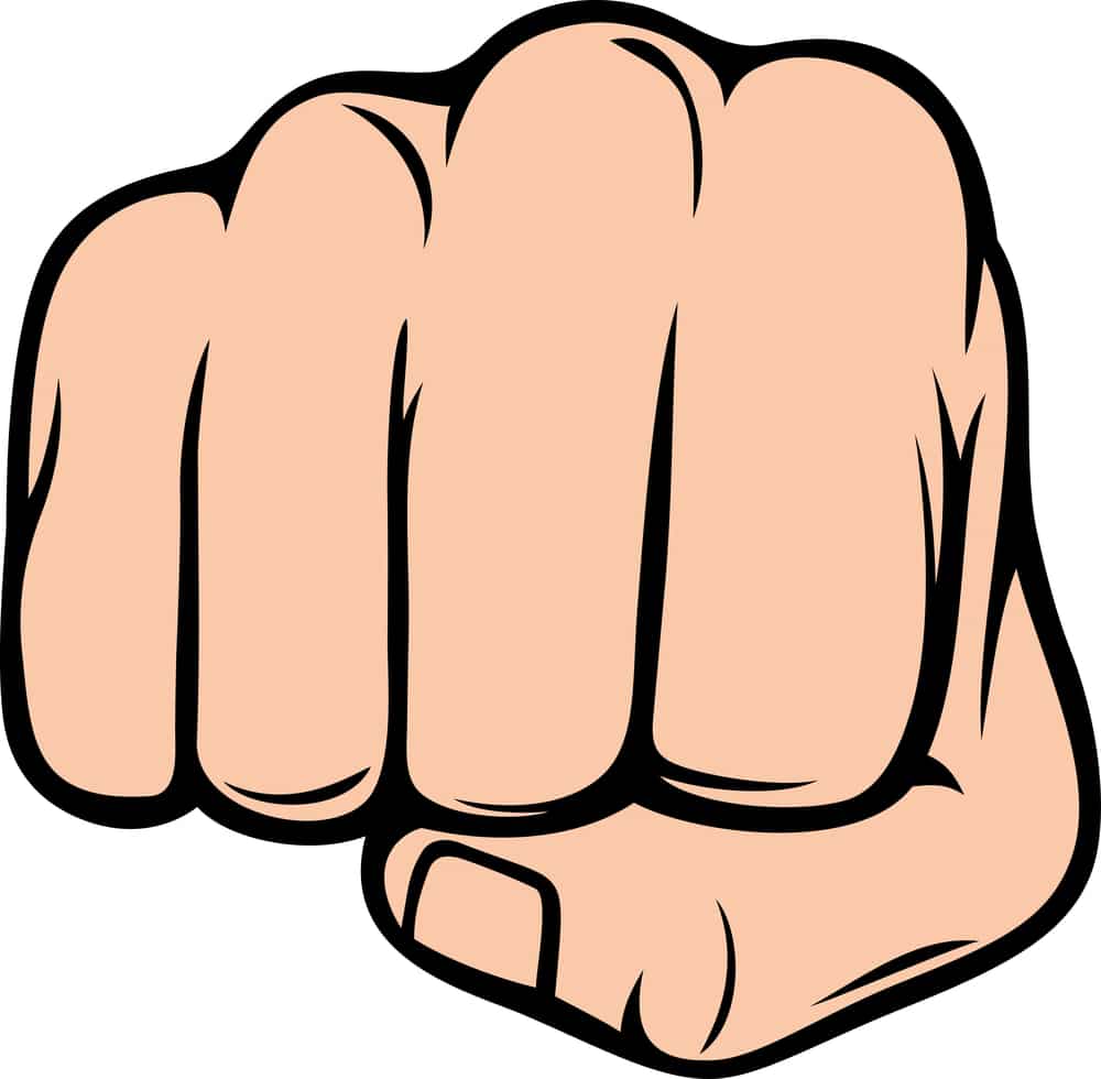 Roll with the punches for court victory says Fairfax criminal lawyer- Image of punching fist