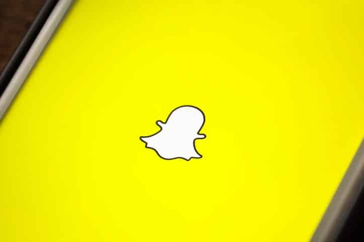 Snapchat drug defense- Image of Snapchat on screen