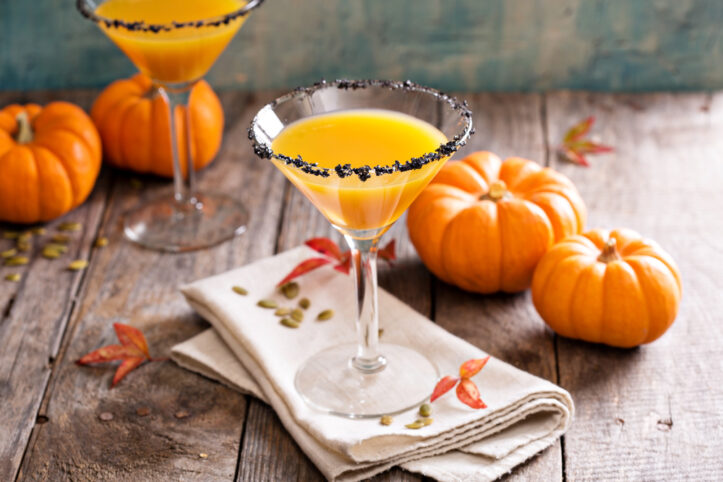 Thanksgiving DWI arrests- Fairfax DUI lawyer on reducing risk- Image of pumpkintinis