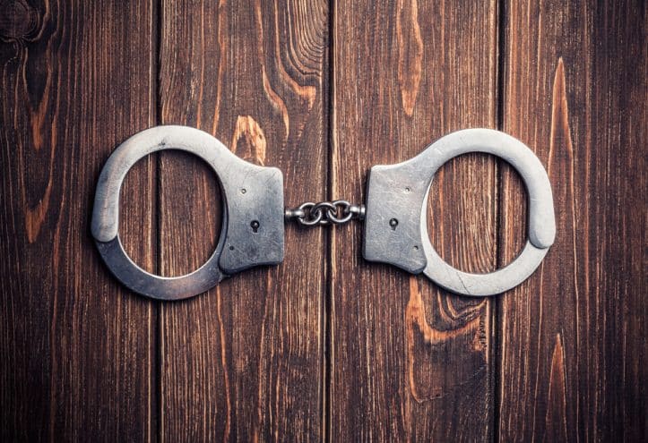 Unlawful police seizure in Virginia- Image of handcuffs