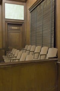 Convincing people in the gut zone - Virginia criminal lawyer weighs in - Photo of jury box