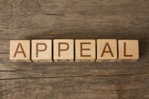 Virginia DUI appeals- Rely on trials instead- Image of appeal spelling