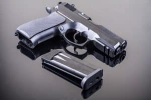 Virginia gun law - Image of pistol and magazine