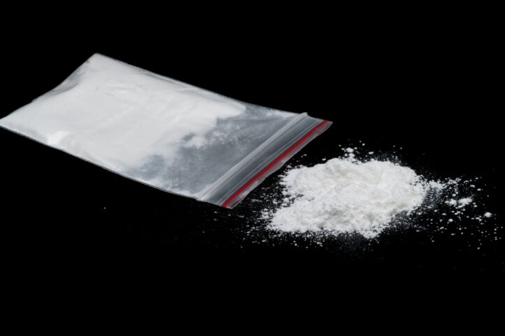 Virginia probation revocation- Fairfax criminal lawyer on penalties- Image of bag of cocaine and loose coke