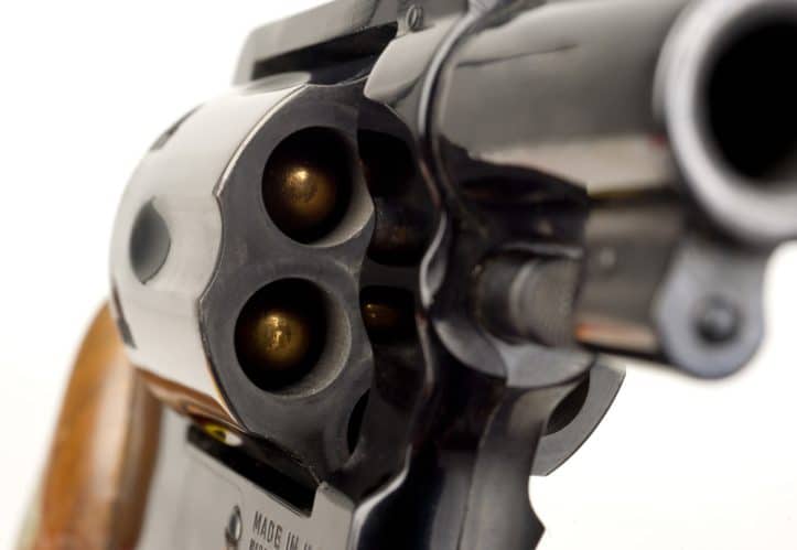 Virginia rape defense- Photo of revolver