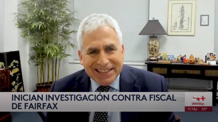 Fairfax immigrants in criminal court - Unwise DOJ probe - Image from TV interview